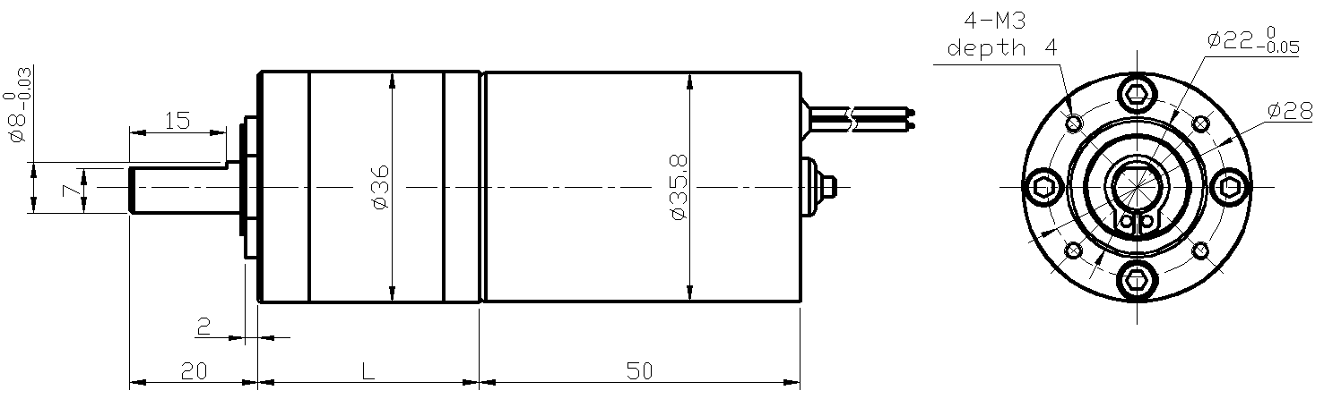 gear motor for medical device