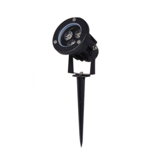 Dimmable Aluminum Black 3W CREE LED Spike Light