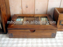 Fantastic decoration wooden trinkets storage box