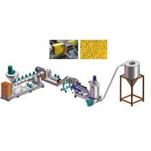 Plastic recycling pelletizing machine