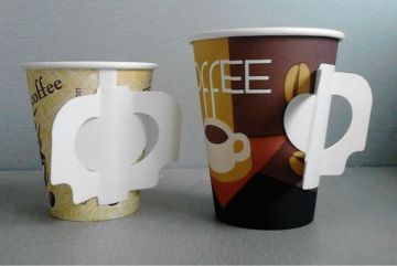 9oz handle hot Paper cups