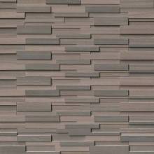 3D Brown Natural Stacked Stone Panel