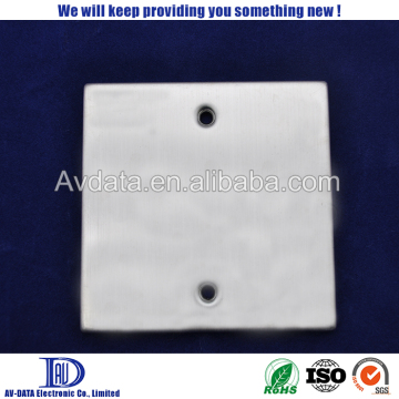 New wall plate stainless steel sheet plate for decorative wall panel and wall plate - 2 port - white