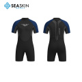 SEVEXKI có thể tùy chỉnh trở lại zip tay áo ngắn tay áo Wetsuit