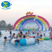 customized inflatable floating water slide
