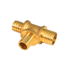 Best Quality Brass PEX Crimp Fitting Male Hose Barb Tee Coupling