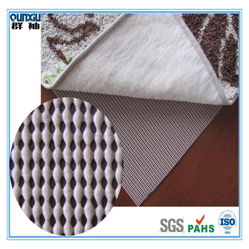 pvc foam grip rug pad