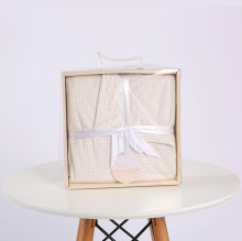 hot stamping Baby Blanket with minky Dot Backing