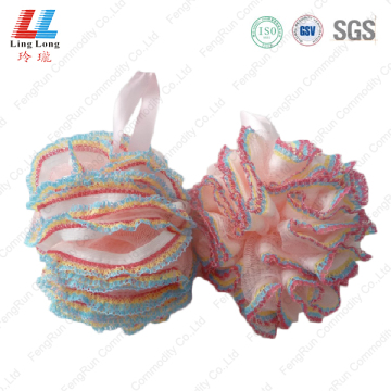 United lace mesh sponge ball