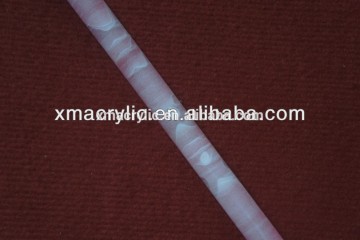 Unpolished wave acrylic rod
