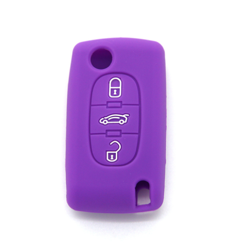 Kolorowe silikonowe gumowe zdalne kluczyki do samochodu