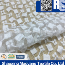 WOVEN POLY ORGANDY+EMBROIDERY