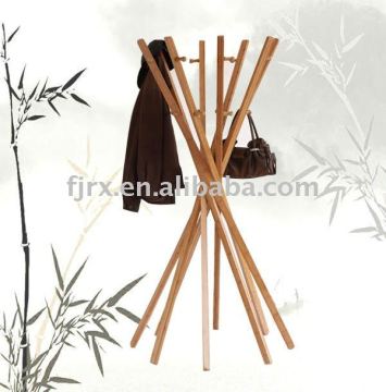 Bamboo coat tree