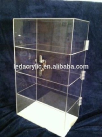 Acrylic Countertop Display Case Locking Security Showcase