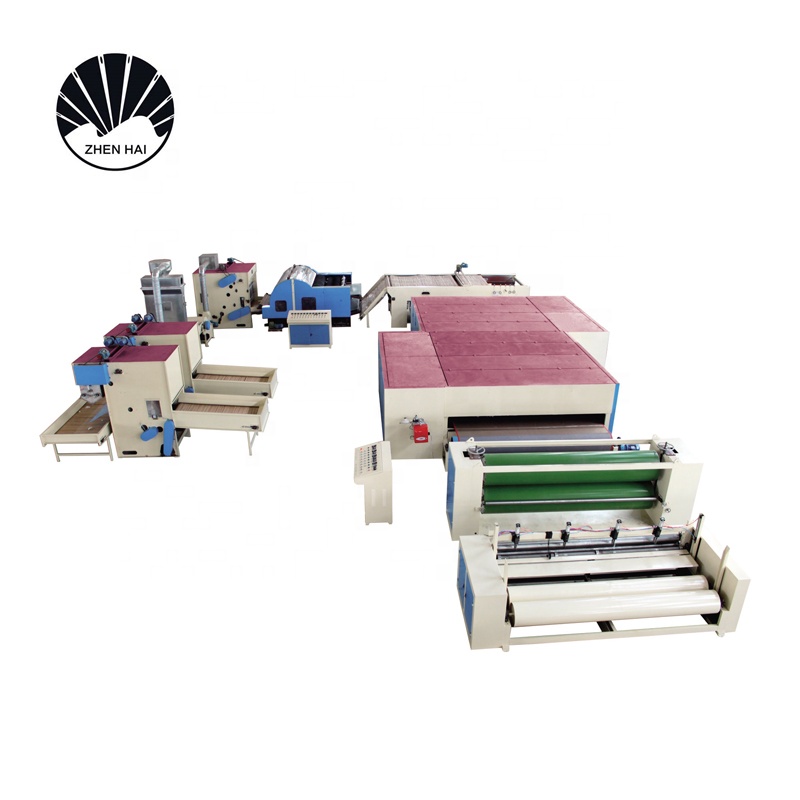 WJM-2 Nonwoven thermo bondedmattress sofa quilt clothing wadding production line