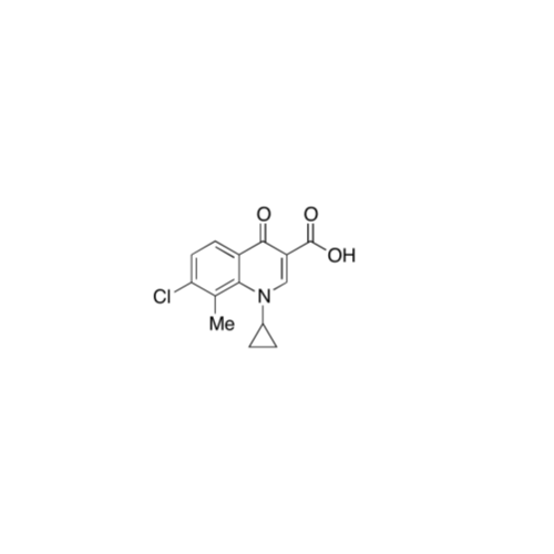 Ácido 7-cloro-1-ciclopropil-1,4-di-hidro-8-metil-4-oxo-3-quinolinacarboxílico para ozenoxacino CAS 103877-20-9