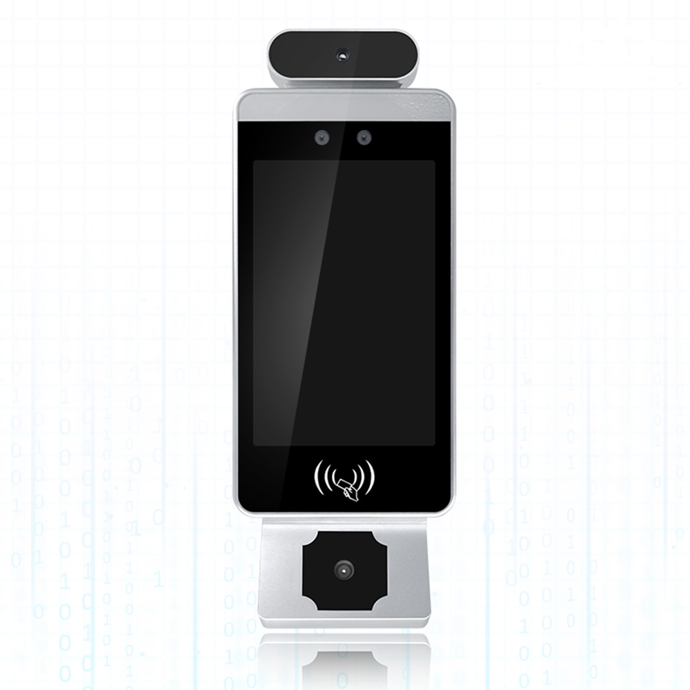 Palm face recognition temperature detection access control