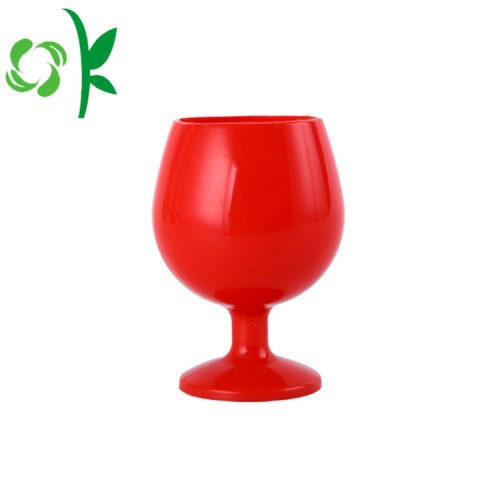 Silikonbägare Custom Wine Glasses Cup för vin