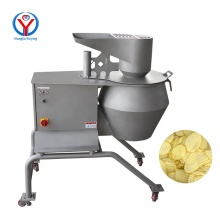 High Speed Potato Chips Strip and Wave V Shape Cutting Machine