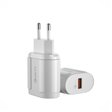 Chargeur rapide 18W UE Chargeur mural USB européen européen