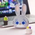 Custom Logo cute Rabbit Silicone Mini Wallet Bag