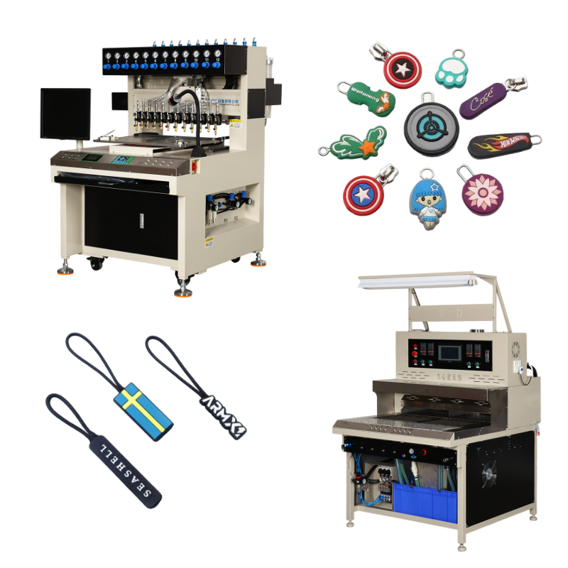 Máy làm dây kéo 12 màu (4) 12 colors zipper puller making machine (4)