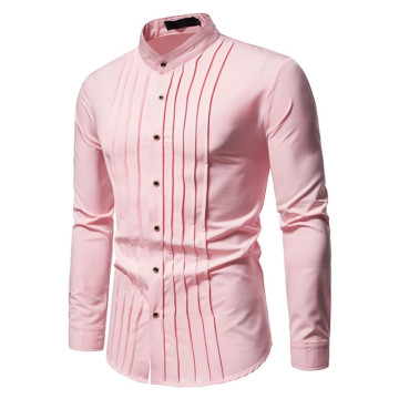 Custom Men's Buttonless Long Sleeve Shirts