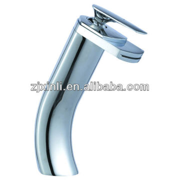 Deck Mounted Brass Basin Big Mouth Mixer, Polish and Chrome Finish Big Mouth