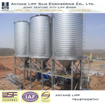 Steel Hopper Silo Truck Loading Silo