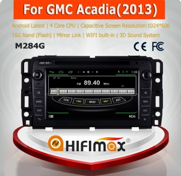 HIFIMAX Android 4.4.4 touch screen radio gps for gmc yukon/gmc yukon accessories