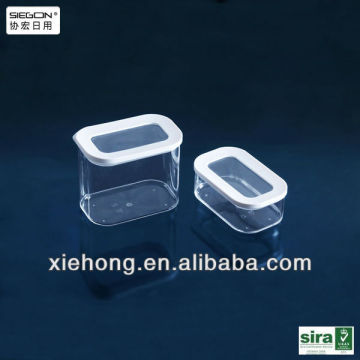 hot sale airtight acrylic storage jars for food