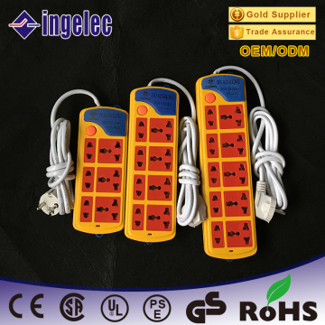 multi pin plug sockets electrical extension cord socket