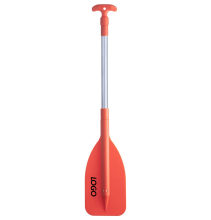Compact Orange Telescopic Boat Paddle for Convenient Marine Use
