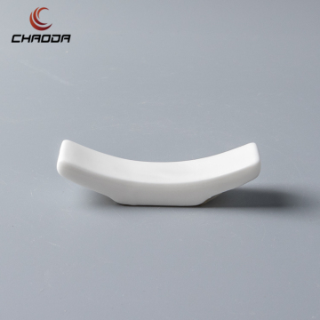 Customized Japanese Style Ceramic Chopsticks Rack - Boat Shaped Holder