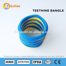 Personlized silicone bangle Silicone beads jewelry/Hot Free Silicone Teething
