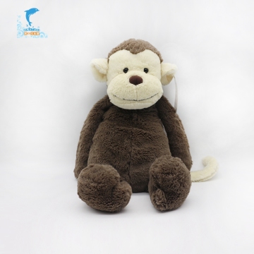 OEM high quality big laugh plush long arm monkey stuffed toy