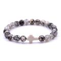 Religious Souvenirs Jewelry 8 MM Stone Beads Bracelet