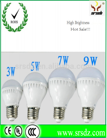 7w LED Bulb Light 5 years warranty LED lamps