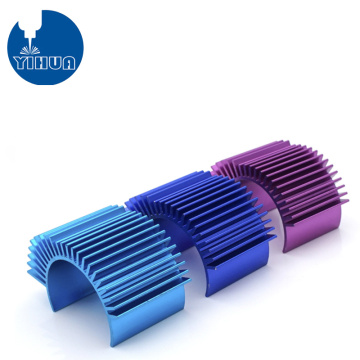 Color Anodized Aluminum Motor Heat Sinks