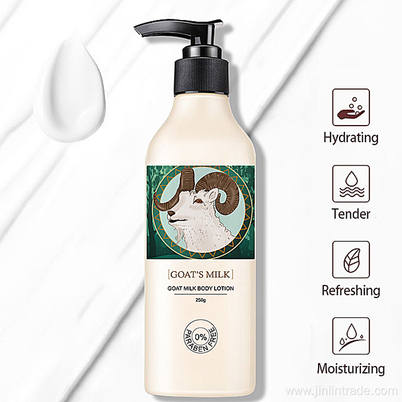 Goat's milk nourishing Whitening body lotion cream