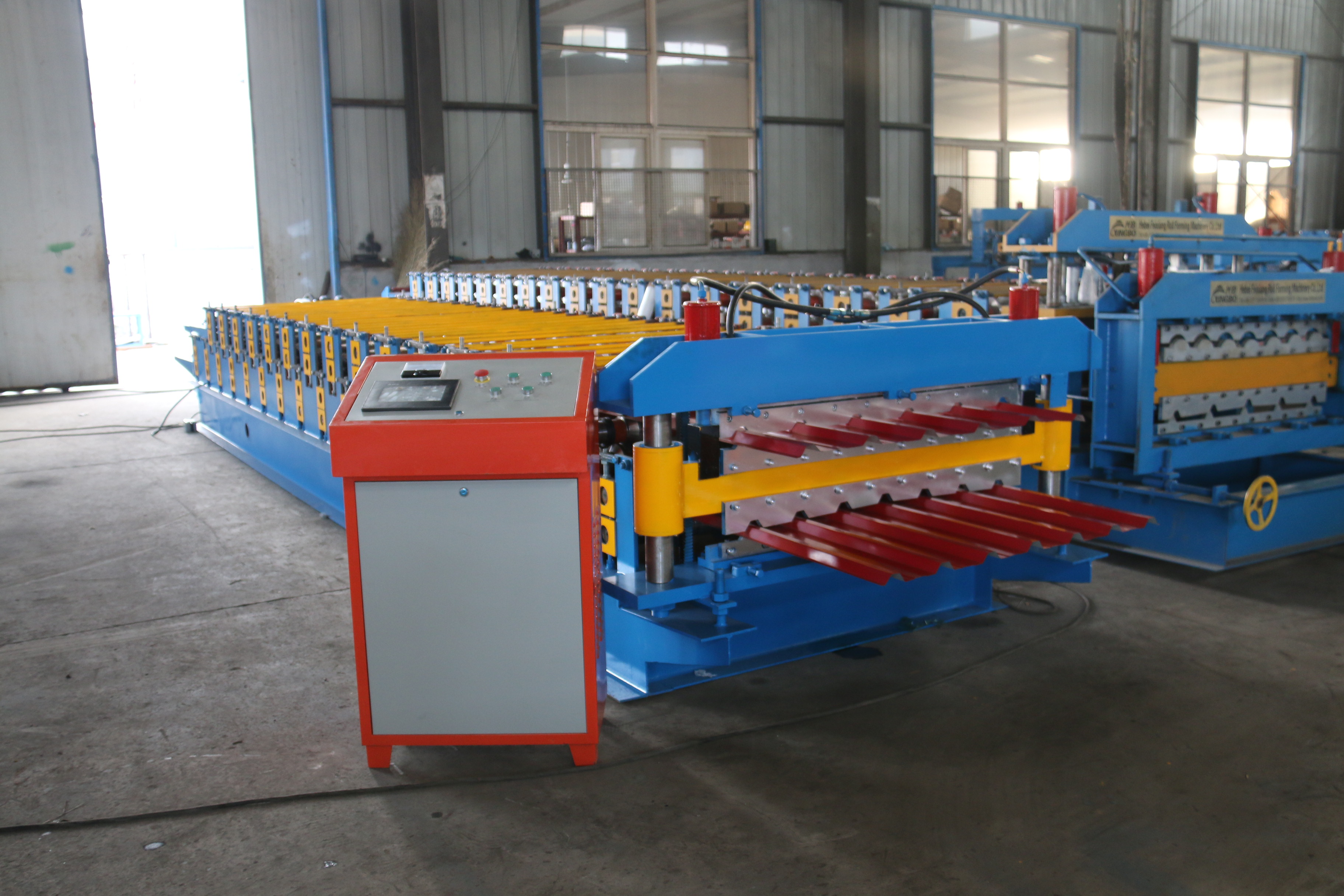 FX Double Layer Aluminum/Galvanized Roof Panel Roll Forming Machine For Sale