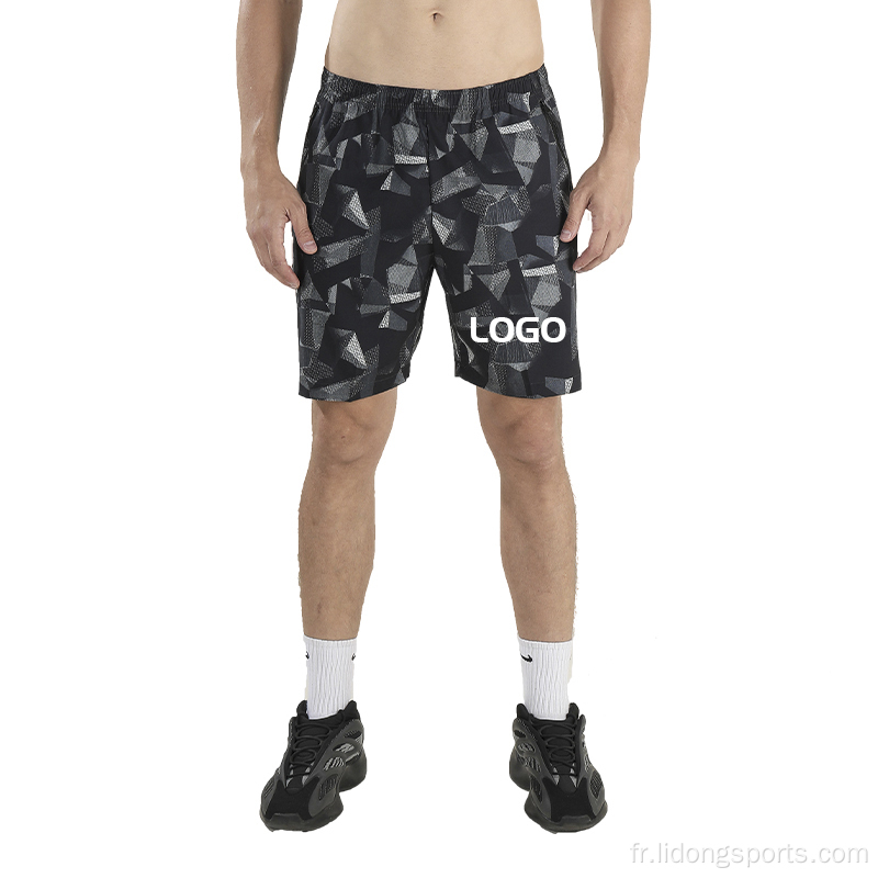 Shorts d&#39;homme respirant personnalisés shorts de mode masculins d&#39;été