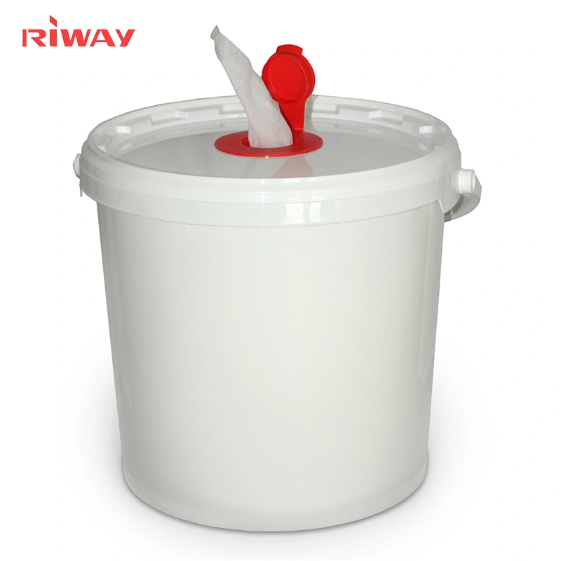 Isopropyl Alcohol Wet Wipes in Bucket