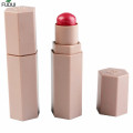 Tube de poudre d&#39;ombrage rose clair hexagone