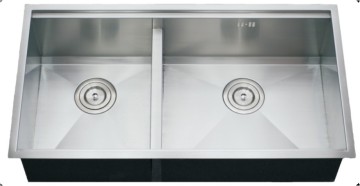 Undermount Double Bowls, Stainless Steel Sink