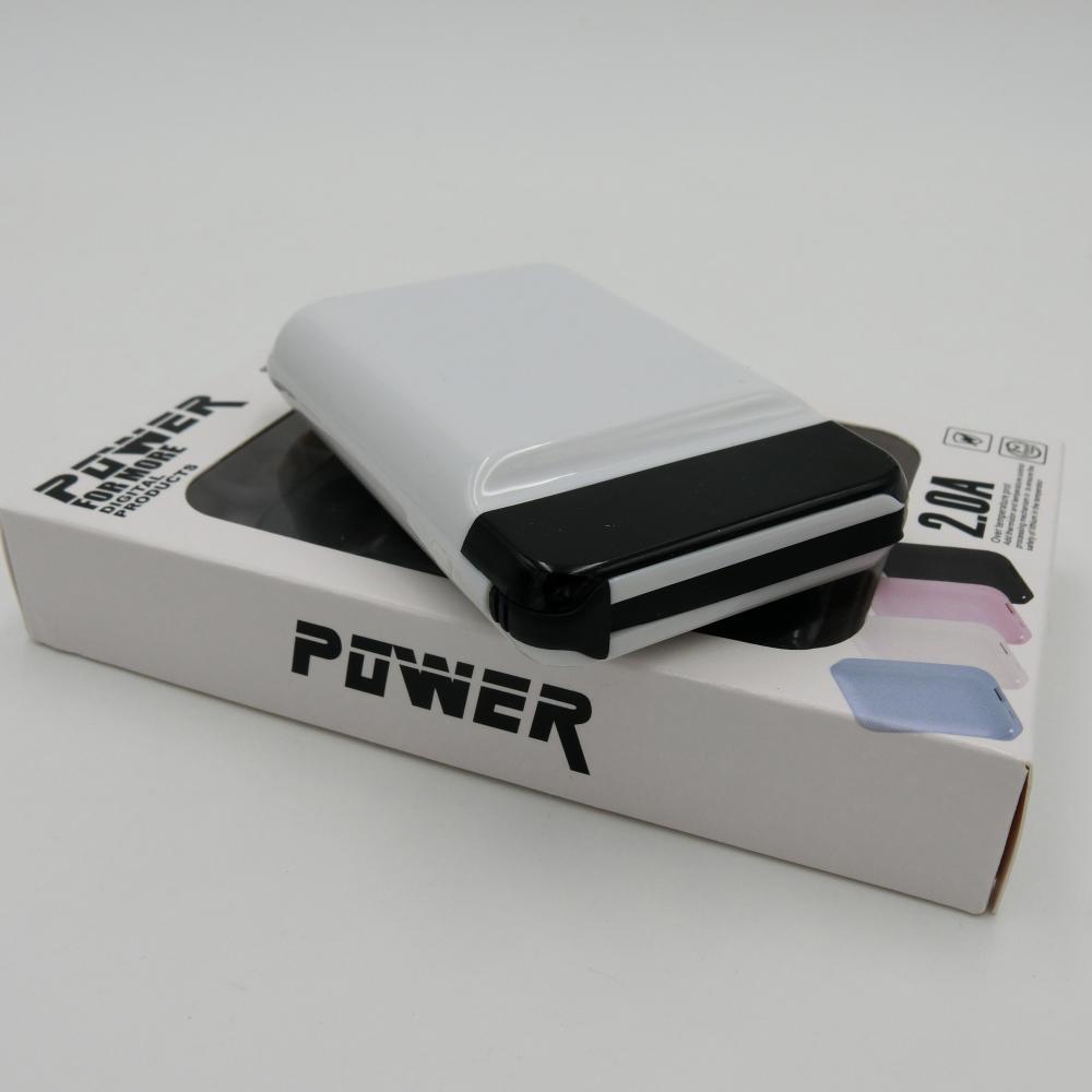 mini power bank laddare med LED