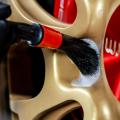 SGCB 3 Pcs Pro Soft Car Detailing Brush Set - Polyester Detail Brush Auto Clean Brush Wet & Dry Use Anti-Chemical Scratch Free