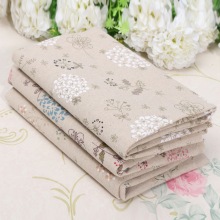 Design printed cotton linen fabric roll