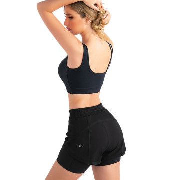 Yoga Pants Active Wear Shorts Set Active Wear