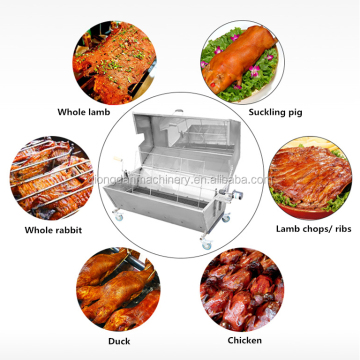 Commercial Lamb and Pig BBQ Grill Spit Roast Machine for Brazilian Barbecue